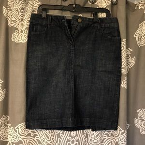 J crew denim skirt - size 8